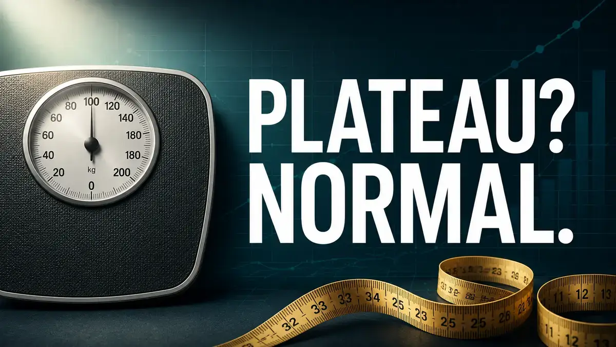 Gewichts-Plateau bei GLP-1 Therapie mit Protein und Maßband überwinden