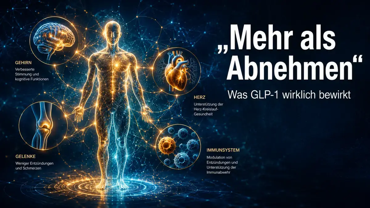 GLP-1-Therapie beeinflusst Gehirn, Herz und Gelenke – mehr als Gewichtsreduktion