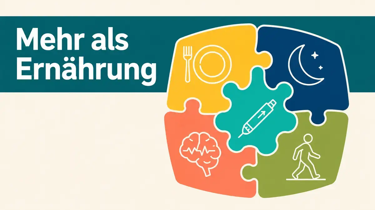 Ganzheitlich abnehmen als Puzzleteile aus Ernährung, Schlaf und Stressmanagement