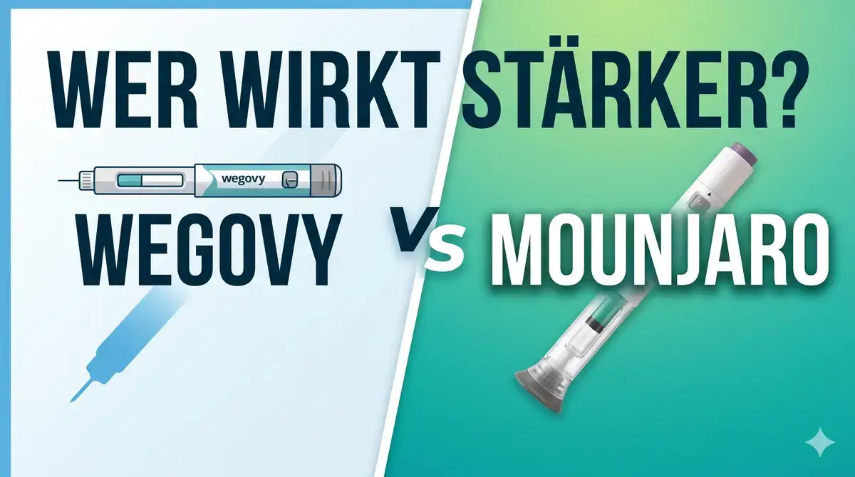 Wegovy und Mounjaro Vergleich – Semaglutid gegen Tirzepatid Abnehmspritze