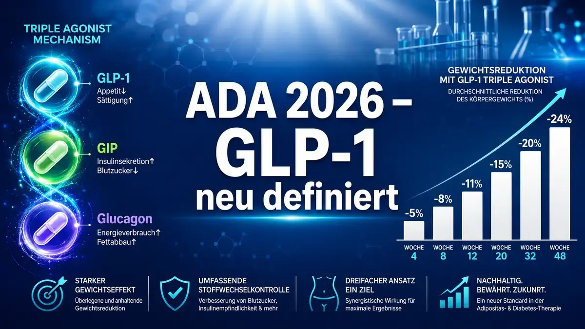 ADA 2026 Kongress GLP-1-Highlights Retatrutide Organschutz Adipositas-Therapie