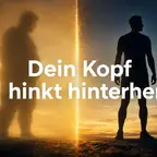 Zwei Silhouetten zeigen veraendertes Koerperbild nach Gewichtsverlust und innere Wahrnehmung