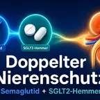 Semaglutid und SGLT2-Hemmer schuetzen die Niere bei Typ-2-Diabetes additiv