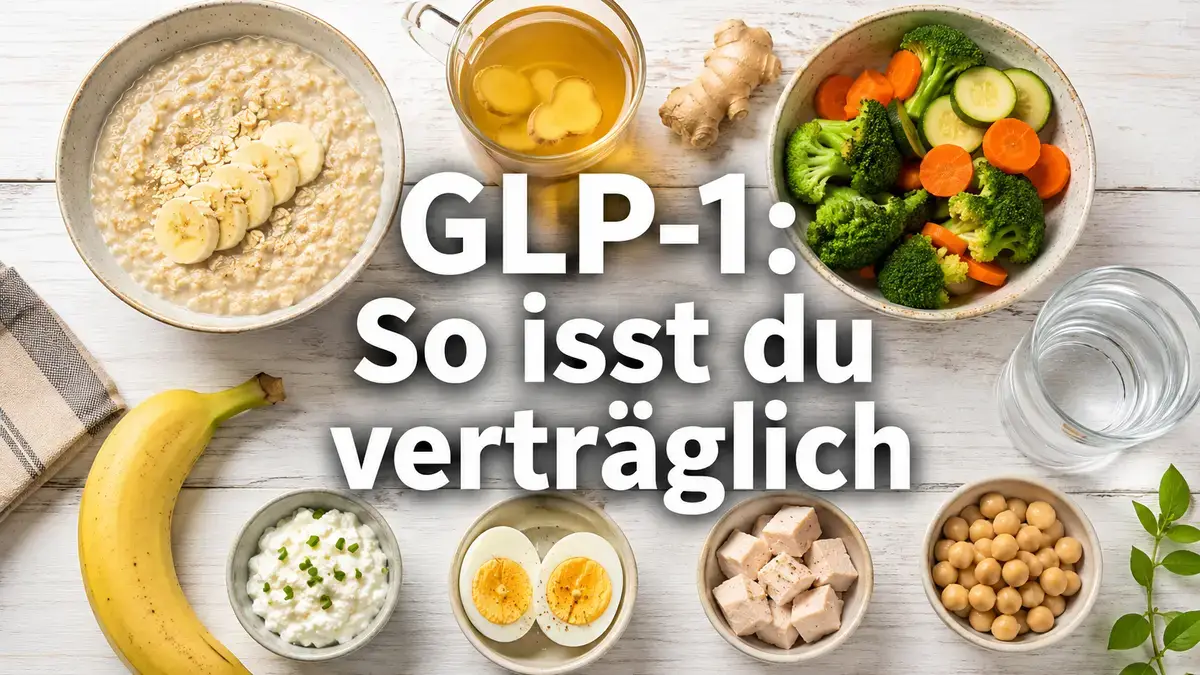 Bekömmliche Mahlzeiten bei GLP-1-Therapie - Ernährungstipps gegen Übelkeit und Verdauungsprobleme