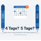 Mounjaro KwikPen und Wegovy FlexTouch nebeneinander, vergessene Dosis nachholen