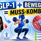 GLP-1 Bewegung und Muskelmasse: Frau beim Krafttraining mit Hanteln