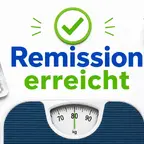 Person hält leere Pillendose nach Typ-2-Diabetes Remission durch Gewichtsverlust