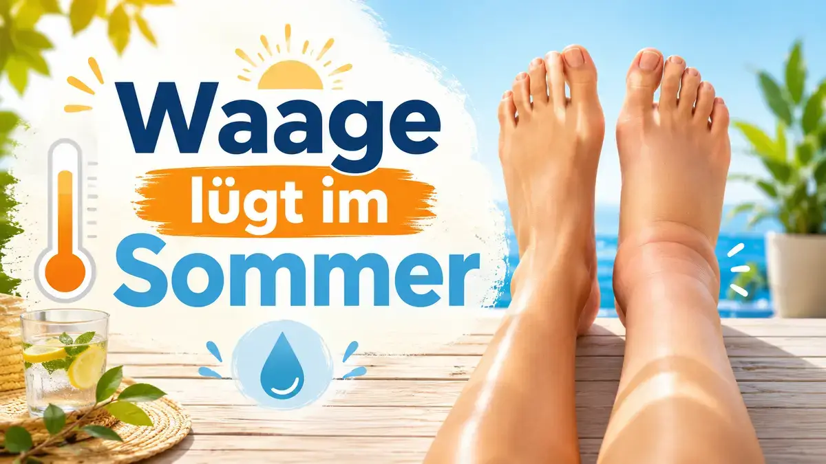 Geschwollene Knöchel im Sommer bei Wassereinlagerungen durch Hitze