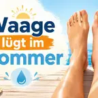 Geschwollene Knöchel im Sommer bei Wassereinlagerungen durch Hitze