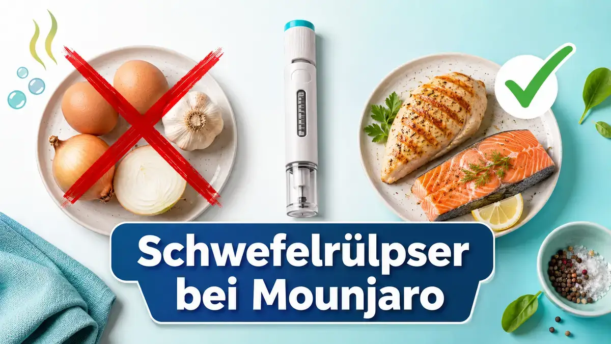 Schwefelrülpser bei Mounjaro - Ursachen und Ernährungstipps zur Linderung