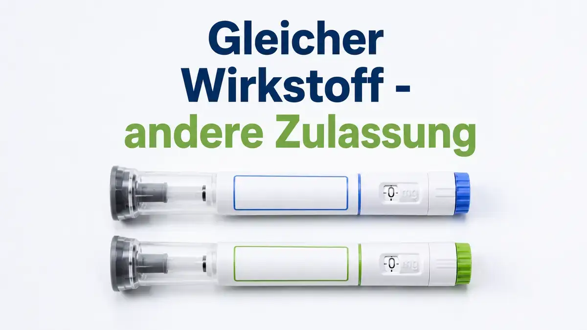 Ozempic und Wegovy nebeneinander - Semaglutid in zwei verschiedenen Zulassungen im Vergleich