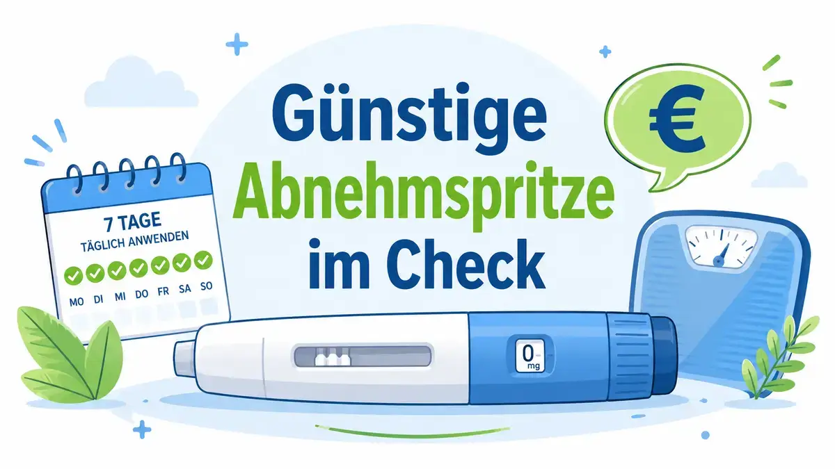 Nevolat Liraglutid Spritze Fertigpen mit Preisschild und Kalender für tägliche Anwendung