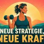 Frau mittleren Alters beim Krafttraining, Symbolbild Abnehmen in den Wechseljahren