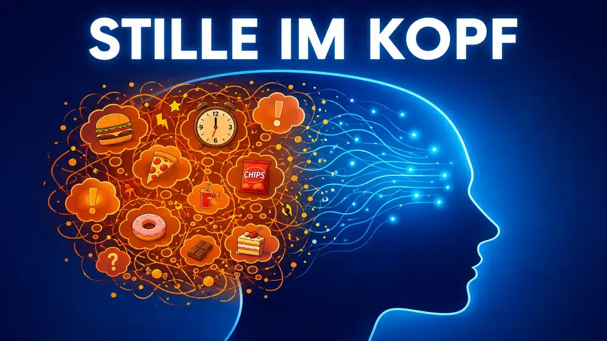Illustration zu Food Noise und GLP-1 Wirkung auf das Gehirn