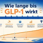 Zeitstrahl zeigt wie lange es dauert bis GLP-1 wirkt