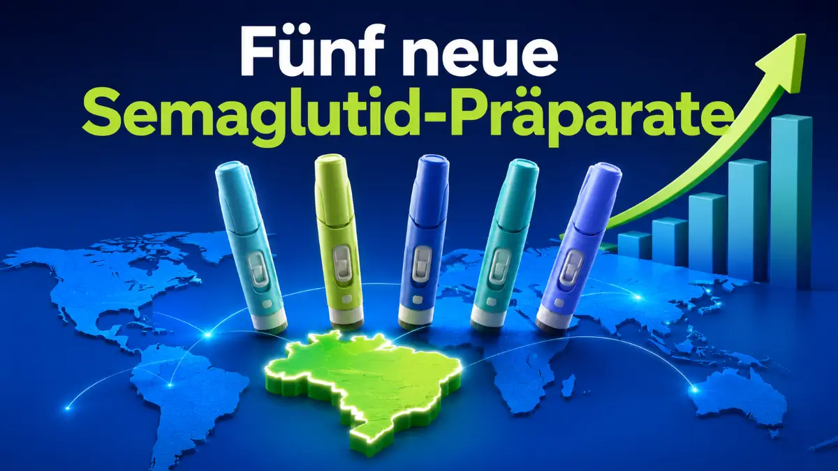 Anvisa-Zulassung von fünf neuen Semaglutid-Präparaten als Alternative zu Ozempic in Brasilien