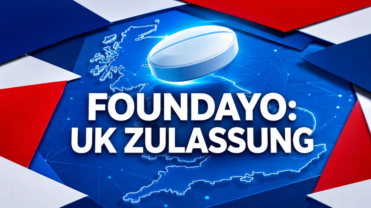 Foundayo Zulassung Großbritannien Tablette GLP-1 Symbolbild Union Jack